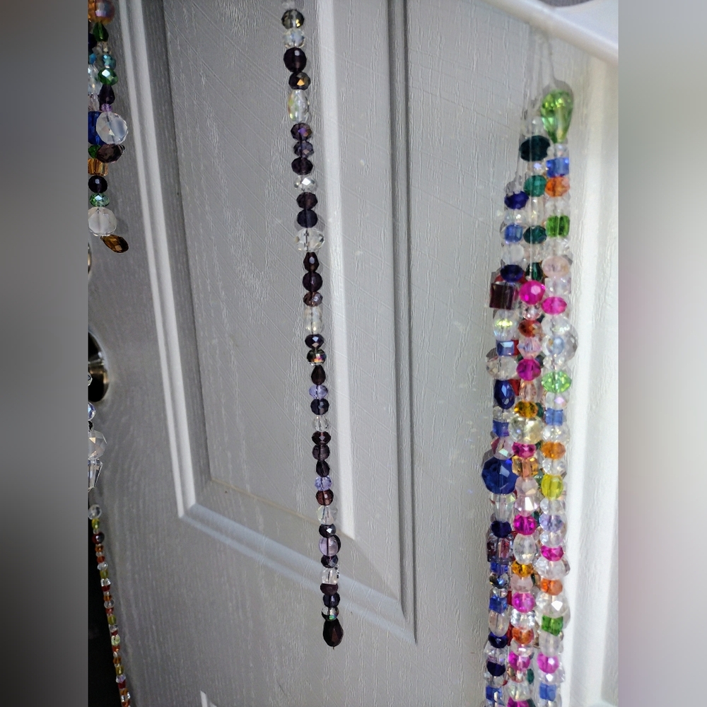 Crystal and glass suncatchers